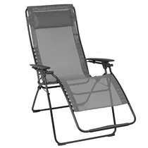 Lafuma - Garten-Relaxliege Futura XL - Dunkelgrau Lafuma - Garten-Relaxliege Futura XL - Dunkelgrau