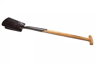 Krumpholz - Gärtnerspaten (geschmiedet) Englische Form mit Eschenstiel