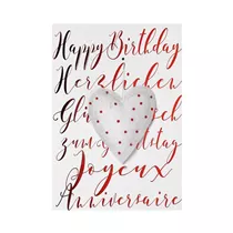 Räder - Gazeanhänger Karte Happy Birthday