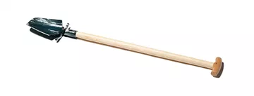 Krumpholz - Geschmiedeter Hohl- und Pflanzspaten mit Tritt und Eschen-T-Stiel