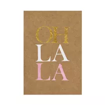 Räder - GlanzStücke Karte OH LA LA