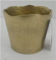 gold,15,25x15,25x12,75 cm - Übertopf gold,15,25x15,25x12,75 cm - Übertopf