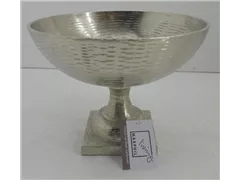 silber, 25,5x25,5x20,2cm - Schale silber, 25,5x25,5x20,2cm - Schale