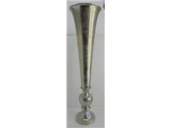 silber, 31,75x31,75x122 cm - Vase silber, 31,75x31,75x122 cm - Vase