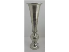 silber, 22,75x22,75x80 cm - Vase silber, 22,75x22,75x80 cm - Vase