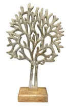 33x19x6,5 cm - Metallbaum auf Sockel