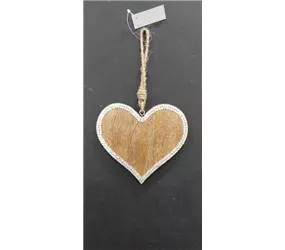 Holz,12x10,5x1 cm - Anhänger Herz Holz,12x10,5x1 cm - Anhänger Herz