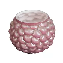 Gehlmann - Glaswindlicht rosa, 11 cm