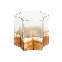 Gehlmann - Glaswindlicht, Sternform groß bronze