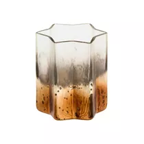 Gehlmann - Glaswindlicht, Sternform klein bronze