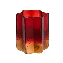 Gehlmann - Glaswindlicht, Sternform klein rot