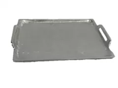 35x25,5x3 cm - Tablett, silber 35x25,5x3 cm - Tablett, silber