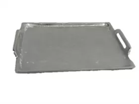 35x25,5x3 cm - Tablett, silber 35x25,5x3 cm - Tablett, silber
