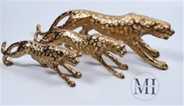 49x9,5x14,5 cm - Tiger, gold