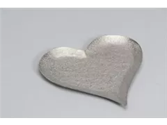 27,5x26,5x1,5 cm - Tablett "Herz", silber 27,5x26,5x1,5 cm - Tablett "Herz", silber