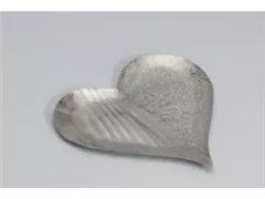 26x27x1,5 cm - Tablett "Herz", silber 26x27x1,5 cm - Tablett "Herz", silber