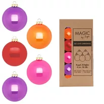 Party Time - Kugel, Glas, 4 cm, 36 Stk.