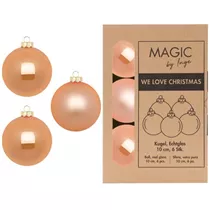 Sweet Melon - Kugel, Glas, 10 cm, 6 Stk.