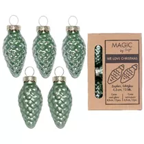 Mild Sage - Zapfen, Glas, 4.5 cm, 12 Stk.