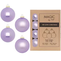 Lilac Breeze - Kugel, Glas, 8 cm, 12 Stk.