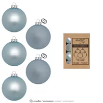 Cordial Blue - Kugel, Glas, 3 cm, 24 Stk.