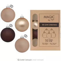 Calm Grove - Kugel, Glas, 8 cm, 12 Stk.