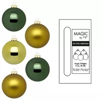 A Hush of Moss - Kugel, Glas, 4 cm, 36 Stk.