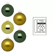 A Hush of Moss - Kugel, Glas, 3 cm, 24 Stk.