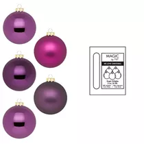 Purple Deluxe - Kugel, Glas, 3 cm, 24 Stk.