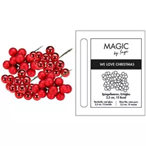 Merry Red - Spiegelbeeren, Glas, 2.5 cm