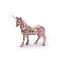 Werner Voß - Glimmer-Einhorn, rosa klein