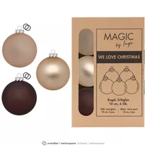 Calm Grove - Kugel, Glas, 10 cm, 6 Stk.