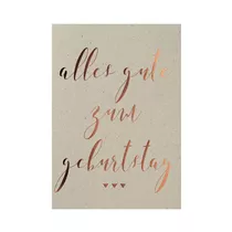 Räder - Graupappen Geburtstagskarte Alles Gute Räder - Graupappen Geburtstagskarte Alles Gute