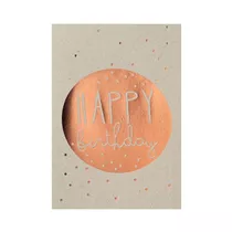 Räder - Graupappen Geburtstagskarte Happy Birthday