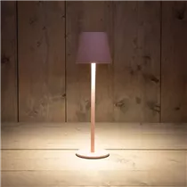 Mattantik Rosa - Tischlampe 11,5x36,5 cm