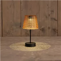 AMBER 12,5X12,5X26CM - Solar Tischlampe