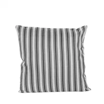 anthrazit gestreift 45x45 cm - Softes Outdoorkissen