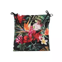 Blumen tropisch 38x38 cm - gepolstertes Stuhlkissen Blumen tropisch 38x38 cm - gepolstertes Stuhlkissen