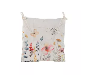 Feldblumen 38x38 cm - Gepolstertes Stuhlkissen außen Feldblumen 38x38 cm - Gepolstertes Stuhlkissen außen