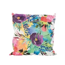 Botanischer Blumenstrauß 45x45 cm - Outdoorkissen