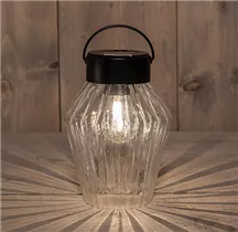 Klar 12X16CM - Solarglas Lampe Retro