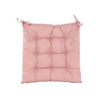 Altrosa 38x38 cm - Gepolstertes Stuhlkissen außen