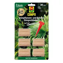 Compo - Grünpflanzen- und Palmen-Düngestäbchen mit Guano 30 Stück Compo - Grünpflanzen- und Palmen-Düngestäbchen mit Guano 30 Stück