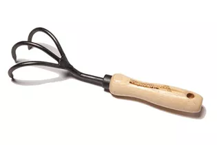 Krumpholz - Grubber, 3 Zinken mit Eschengriff