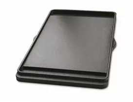 Weber - Gusseiserne Wendeplatte Gusseisen Porzellanemailliert