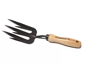 Krumpholz - Handgabel (geschmiedet) 3 Zinken mit Eschengriff