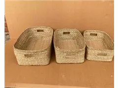 Seegrass,35x25x10 cm - Korb, natur, Seegrass,35x25x10 cm - Korb, natur,