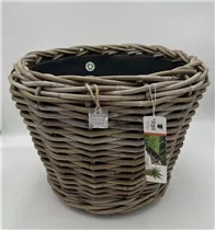 49x32cm - Terassenkübel grau Drypot