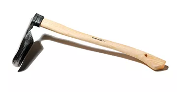 Krumpholz - Handhacke, spitz-oval, mit Eschen-Kuhfußstiel