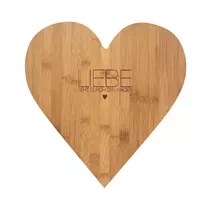 Räder Poesie et Table - Herzschneidebrett groß Liebe gehtâ€¦